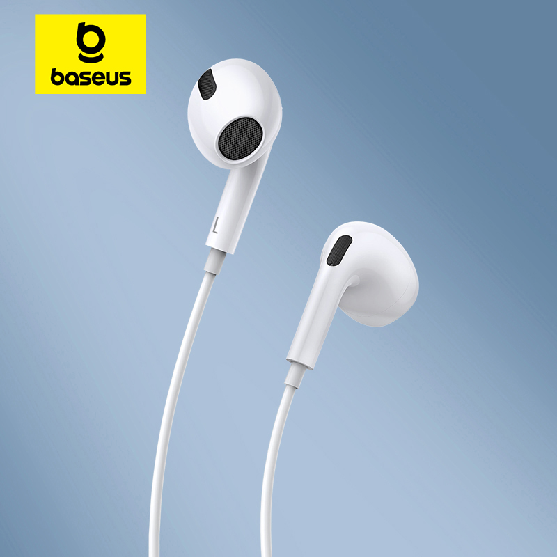 Проводные наушники Baseus C17  – обзор и цена Wired Earphone Lightning