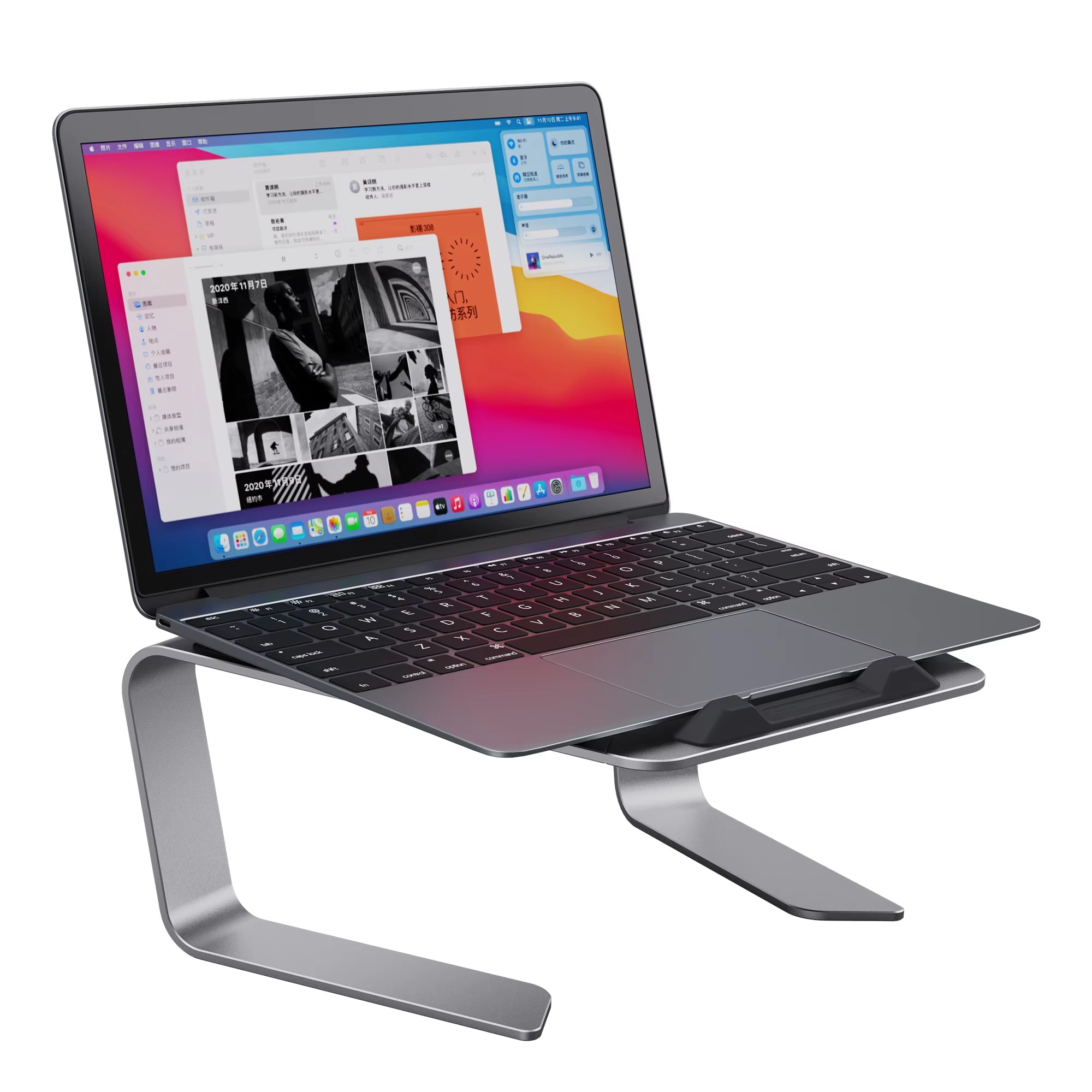 Регулируемая по высоте алюмини – обзор и цена Cooling Stand Tablet