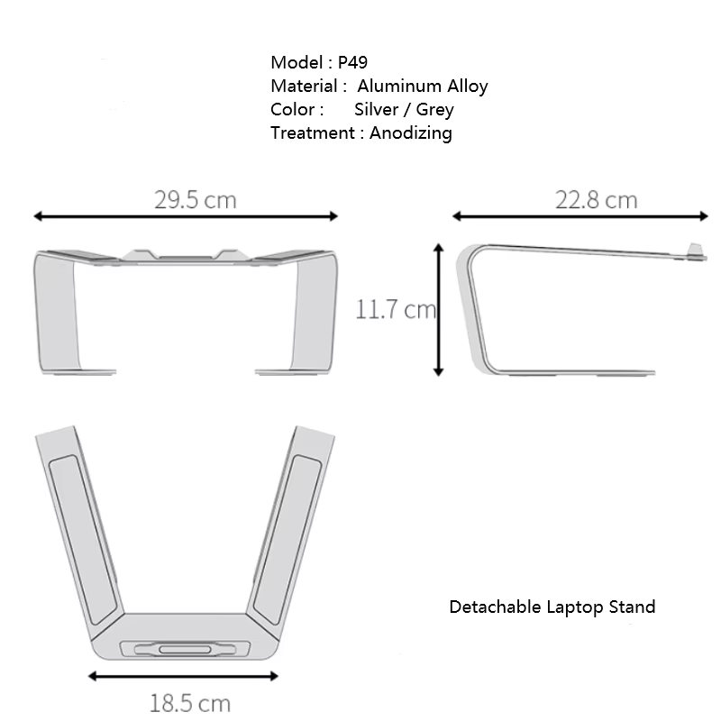 Регулируемая по высоте алюмини – обзор и цена Cooling Stand Tablet
